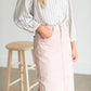 Remi Blush Denim Midi Skirt Skirts Inherit