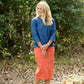 Remi Burnt Orange Midi Skirt - FINAL SALE Skirts