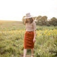 Remi Burnt Orange Midi Skirt - FINAL SALE Skirts