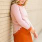 Remi Burnt Orange Midi Skirt - FINAL SALE Skirts Inherit - Sheer Beautydent