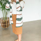 Remi Camel Denim Midi Skirt Skirts Inherit