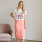 Remi Coral Midi Skirt - FINAL SALE Skirts