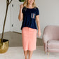 Remi Coral Midi Skirt - FINAL SALE Skirts