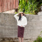 Remi Currant Denim Midi Skirt Skirts Inherit