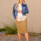Remi Dark Khaki Maternity Skirt - FINAL SALE Skirts