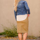 Remi Dark Khaki Maternity Skirt - FINAL SALE Skirts