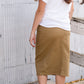 Remi Dark Khaki Maternity Skirt - FINAL SALE Skirts