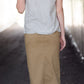 women's dark khaki midi jean skirt