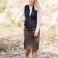 Remi Dark Olive Midi Skirt - FINAL SALE Skirts