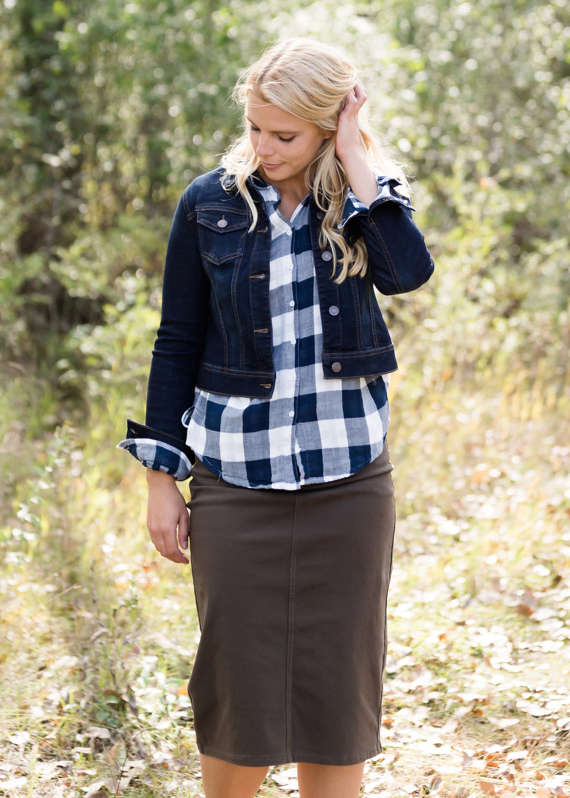 Remi Dark Olive Midi Skirt - FINAL SALE Skirts