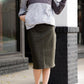 Remi Dark Olive Midi Skirt - FINAL SALE Skirts