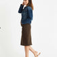 Remi Dark Olive Midi Skirt - FINAL SALE Skirts