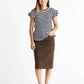 Remi Dark Olive Midi Skirt - FINAL SALE Skirts