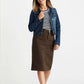 Remi Dark Olive Midi Skirt - FINAL SALE Skirts