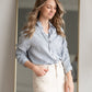 Remi Ivory Denim Midi Skirt Skirts Inherit