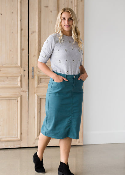 Remi Jade Midi Skirt - FINAL SALE Skirts