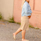 Remi Light Khaki Maternity Skirt - FINAL SALE Skirts