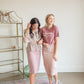 Remi Mauve Denim Midi Skirt - FINAL SALE Skirts Inherit