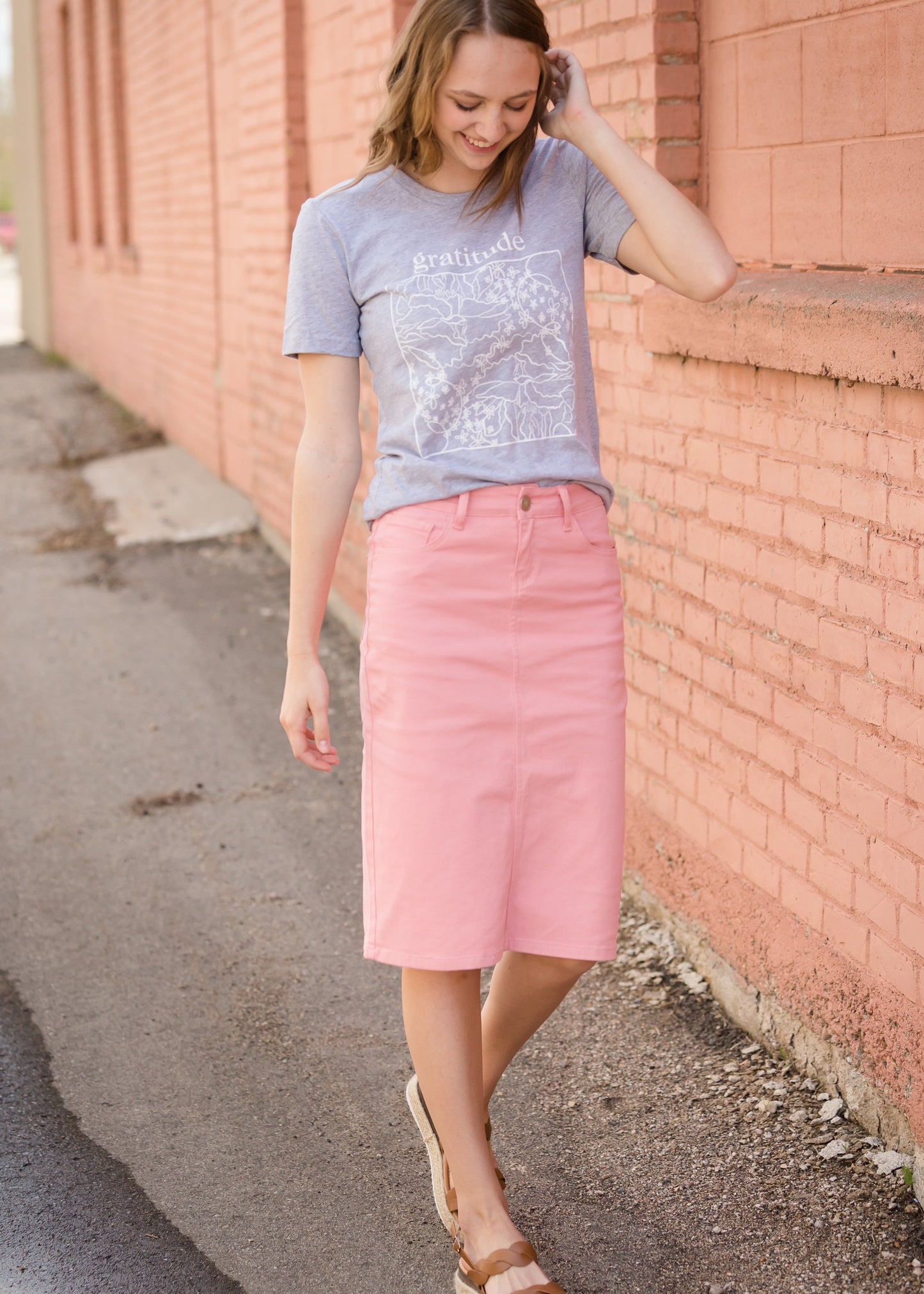 Remi Pink Midi Skirt - FINAL SALE Skirts