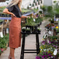 Remi Rusty Brick Denim Midi Skirt Skirts Sheer Dent Beauty