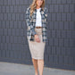 Remi Tawny Taupe Denim Midi Skirt Skirts