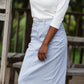 Remi Tiffany Blue Midi Skirt - FINAL SALE Skirts