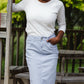 Remi Tiffany Blue Midi Skirt - FINAL SALE Skirts