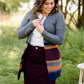 Remi Wine Midi Skirt - FINAL SALE Skirts 29 Inches / 2