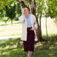 Remi Wine Midi Skirt - FINAL SALE Skirts 29 Inches / 2