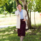 Remi Wine Midi Skirt - FINAL SALE Skirts 29 Inches / 2