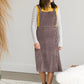Retro Corduroy Midi Jumper Dress - FINAL SALE Dresses