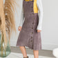 Retro Corduroy Midi Jumper Dress - FINAL SALE Dresses
