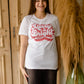 Retro Merry + Bright Graphic Tee Tops Amy Anne Apparel Inc
