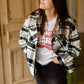 Retro Merry + Bright Graphic Tee Tops Amy Anne Apparel Inc