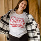 Retro Merry + Bright Graphic Tee Tops Amy Anne Apparel Inc