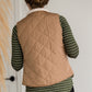 Reversible Sherpa Padded Vest - FINAL SALE Tops