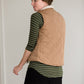 Reversible Sherpa Padded Vest - FINAL SALE Tops