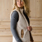 Reversible Sherpa Padded Vest - FINAL SALE Tops