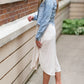 Rib Knit Sleeveless Dress Dresses