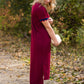 Ribbed Knit Stretch Midi Dress - FINAL SALE Dresses