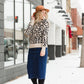 Ribbed Leopard Print Sweater - FINAL SALE Tops