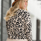 Ribbed Leopard Print Sweater - FINAL SALE Tops