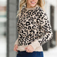 Ribbed Leopard Print Sweater - FINAL SALE Tops