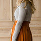 Ribbed Long Sleeve Thermal Top - FINAL SALE Tops