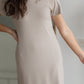 Ribbed Short Sleeve Midi Dress Dresses Thread & Supply
