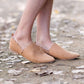 Ribbon Detail Suede Flat Shoes