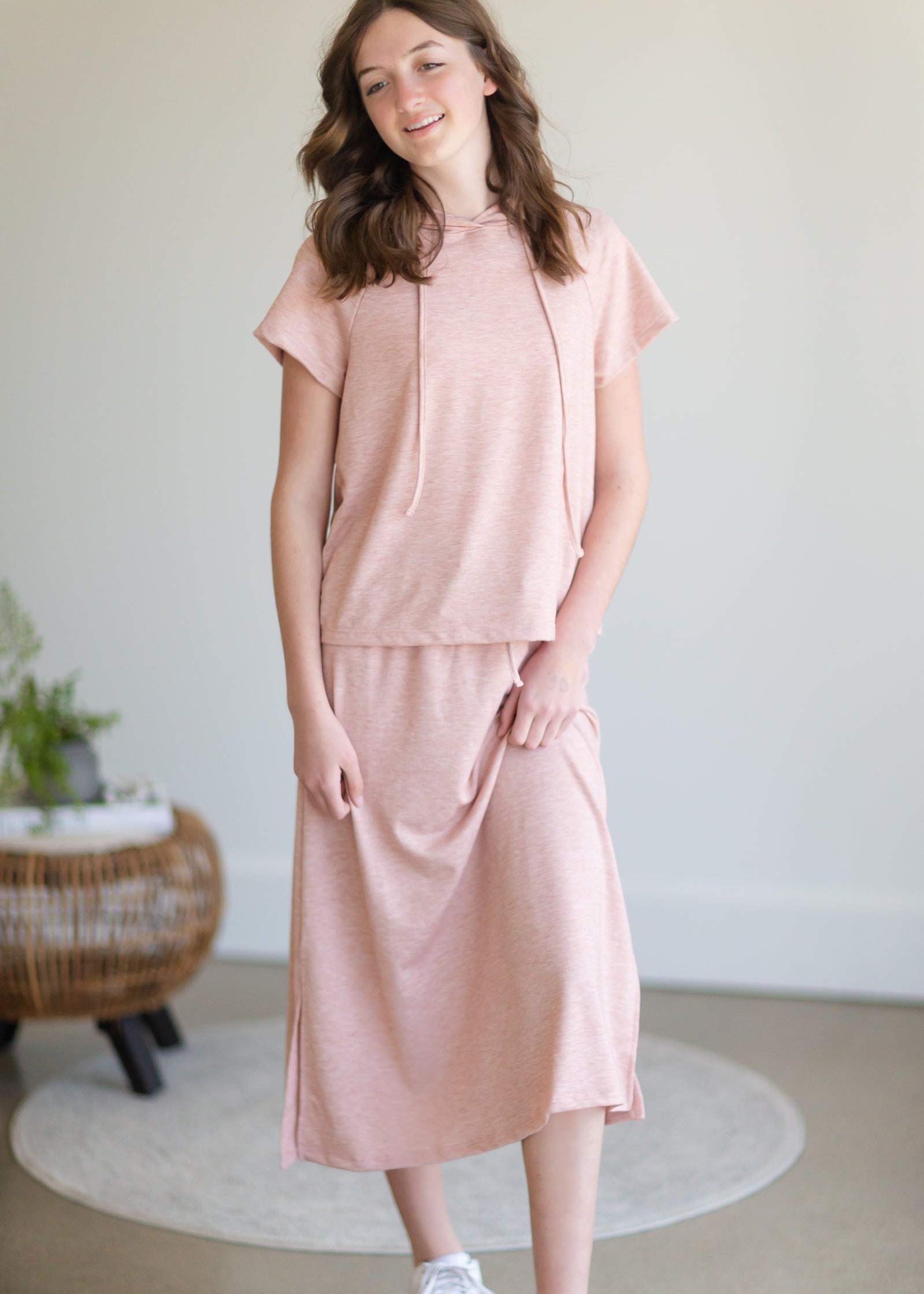 Rose French Terry Knit Skirt - FINAL SALE Skirts
