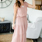 Rose Ruffled Sheen Dress - FINAL SALE Dresses