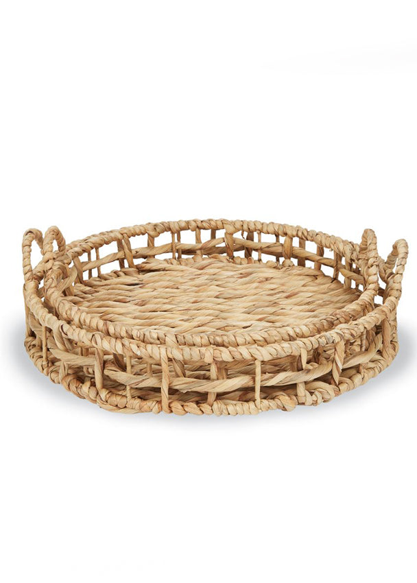 Round Braided Basket Set Home & Lifestyle