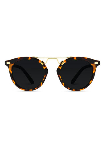 Round Metal Bridge Tortoise Sunglasses - FINAL SALE Accessories